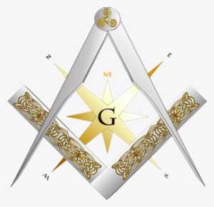 Celt Square And Compasses Image - Large Square And Compass Png