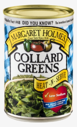 Greens & Spinach • Collard Greens - Margaret Holmes Tomatoes And Okra - 14.5 Oz Can