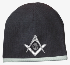 Square & Compass Beanie - 65432n1 - Motocycle - 5up 1down - Performance Knit