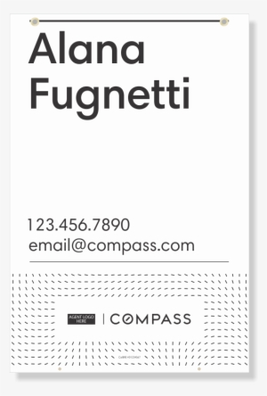 Compass Real Estate Group Sign Panels-36x24 Ds2 - Marketing