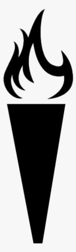 Torch With Flames Vector - Torch Icon Png Transparent