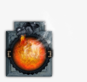 But I Used A Couple Of My Art But The Major Part Was - Fire Top View Png