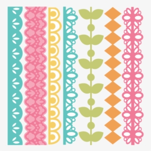 Spring Borders Set 2 Svg Files Svg Borders Border Svg - Free Svg Borders