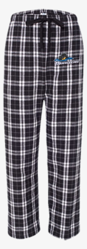 Cleveland Monsters Youth Embroidered Flannel Pants - Matching Couple Pjs