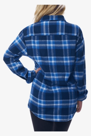 Long Sleeve Flannel Shirt - Plaid