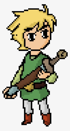 The Legend Of Zelda - Link Pixel Art Gif