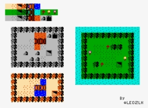 8bit Zelda-like - Zelda 8 Bit Tileset
