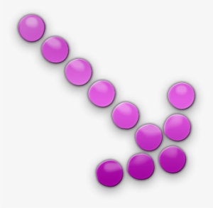 009070 Pink Jelly Icon Arrows Arrow Dotted Se - Pink Arrow Icon