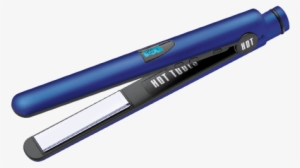 Hot Tools Radiant Blue 1” Digital Flat Iron With Titanium - Hot Tools Flat Iron, Radiant Blue