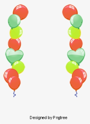 Color Balloon Border, Color Clipart, Color Ball, Colorful - Balloon