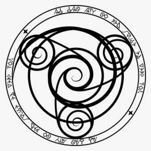 Spirit Runes Circle Symbol, Magic Circle, Alchemy Symbols, - Wheel