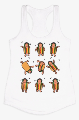 Dancing Hot Dog - Dancing Hot Dog T-shirt: Funny T-shirt From Lookhuman.