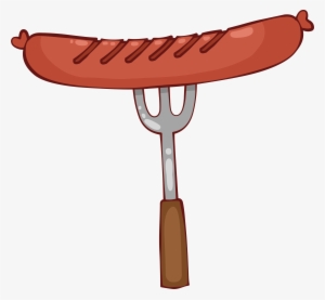 Sausage Bratwurst Barbecue - Gambar Sosis Bakar Kartun