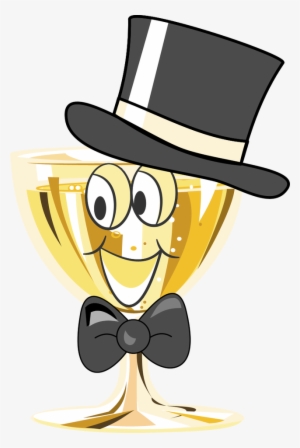 Previous - Cartoon Champagne Glass