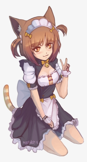 “a Practice Piece I Made A While Back Azuki From Nekopara - Cartoon