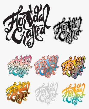 The Peninsula Of Florida Was Also Stylized To Represent - Calligraphy