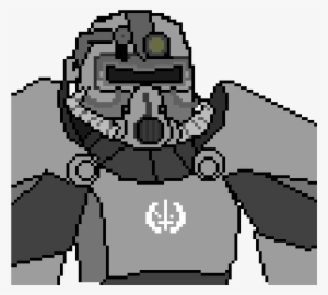 Brotherhood Of Steel T-51 Power Armor - Cartoon