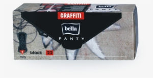 Bella Panty Graffiti Black - Bella