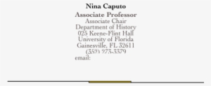 Nina Caputo Associate Professor Associate Chair Department - Himno A La Granadera Letra