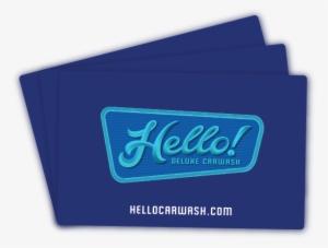 Gift Cards - Electric Blue