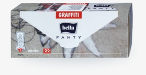 Bella Panty Graffiti White - Bella