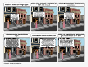 Victorian Women Shaming Flapper Look At That Girl - Girl