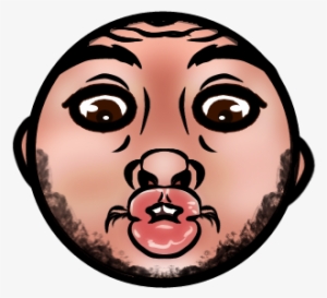 Emoticon Gift - Silly Face - Illustration