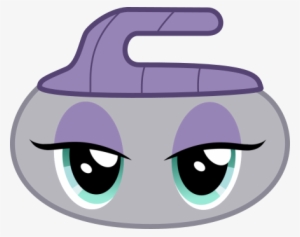 Mega-poneo, Curling, Curling Stone, Inanimate Tf, Kirby, - Mlp Maud Pie Eyes