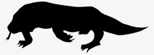 Komodo Dragon - - Komodo Dragon Png Black