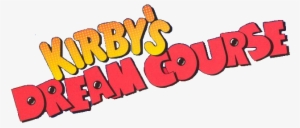 Kirby's Dream Course Logo