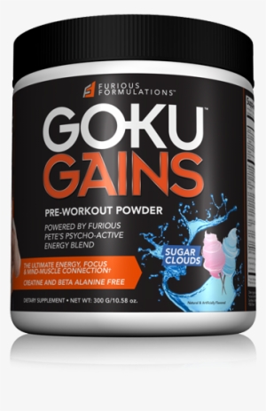 Goku Gains 3-pack Stack - Goku Gains Pre Workout