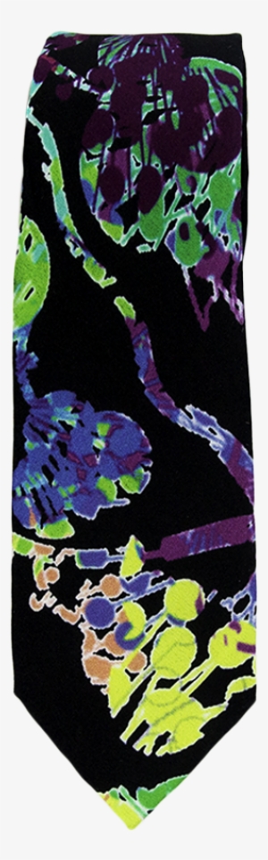 Funky Floral Necktie - Necktie