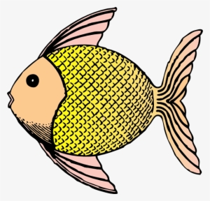 Tropical Fish With Scales Clip Art At Clker - Fish Clip Art