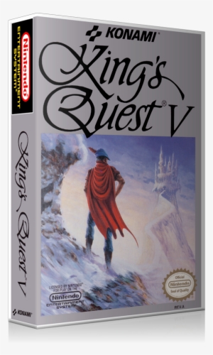 Nes King's Quest 5 Retail Game Cover To Fit A Ugc Style - Kings Quest King's Quest Vi Heir Today Gone Tomorrow