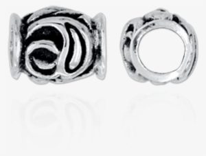 Swirl Design Beads - Earrings