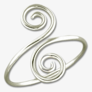 Snake Swirl Ring - Earrings