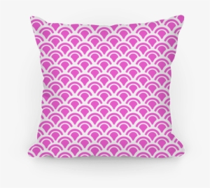 Pink Mermaid Scales Pattern Pillow - Pillow