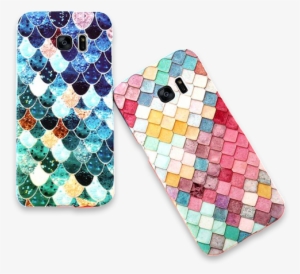 Luminous Fish Scale Phone Shell Cases For Samsung
