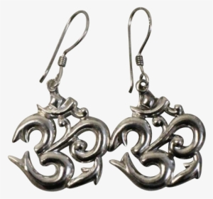 Nice Sterling Silver 925 Pierced 1" Dangle Earrings - Earrings