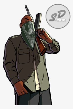 Disfruta De Los 20 Render Del Juego Gta San Andreas - Gta San Andreas Characters Png