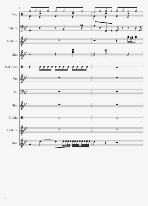 Gta San Andreas Sheet Music 2 Of 16 Pages - Music Sheet Guitar Mia Gorki