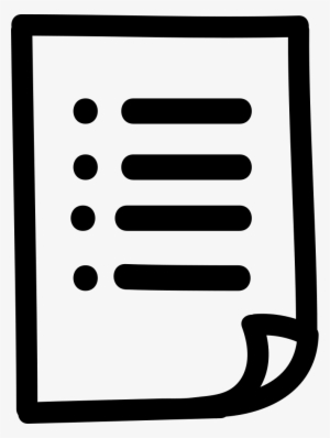 Drawn Symbol Icon - List Flaticon