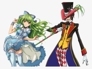 Code Geass Nunnally In Wonderland Ova Anime Mad Hatter - Code Geass Cheshire Cat