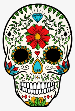 Calavera T-shirt Day Of The Dead Skull Art - Sugar Skull