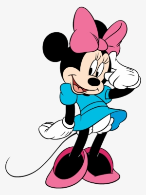 Minnie Mouse Clipart Tired - Minnie Mouse Blue Png