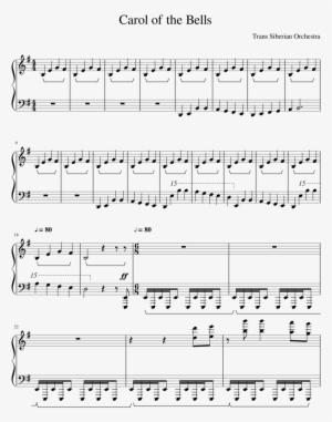 Carol Of The Bells Sheet Music Composed By Trans Siberian - Trans-siberian Orchestra