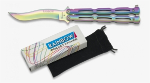 Butterfly Knives - Navaja Albainox Rainbow Mod1