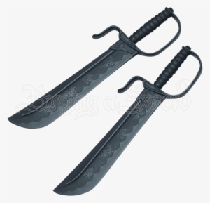 Polypropylene Butterfly Swords - Tonfa Handle Butterfly Sword