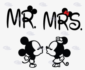 Kisses Clipart Minnie Mouse - Mickey Y Minnie Png