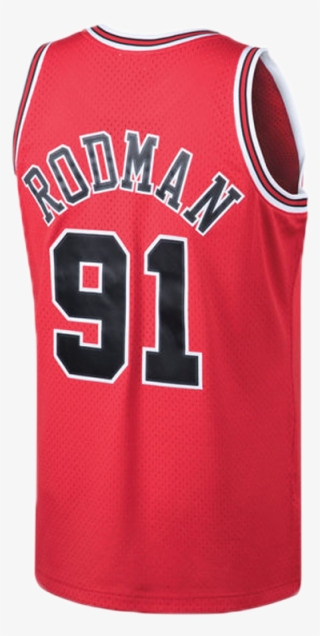 Chicago Bulls Dennis Rodman Red Swingman Jersey - Jordan 23